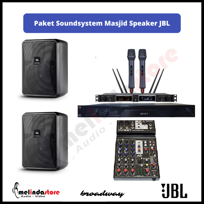 Paket Sound System Masjid Speaker JBL Control 25-1 | 2 Speaker
